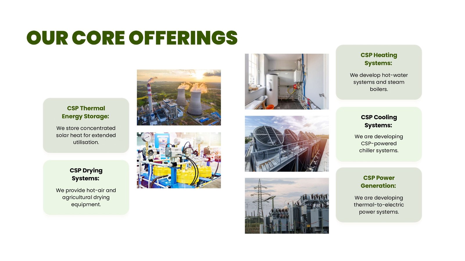 CSP Energy Systems supplied profile page 9